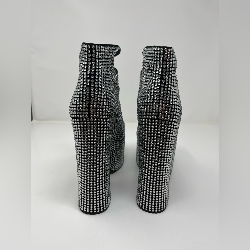 $650 MRSP | Marc Jacobs - The Rhinestone Kiki Ankle Boot | Black/Crystal | EU 40 - Picture 11 of 12